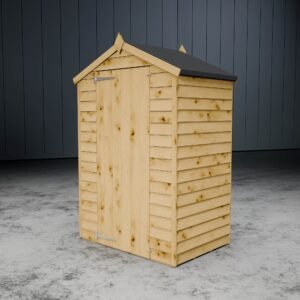 Value Overlap Single Door Apex Shed