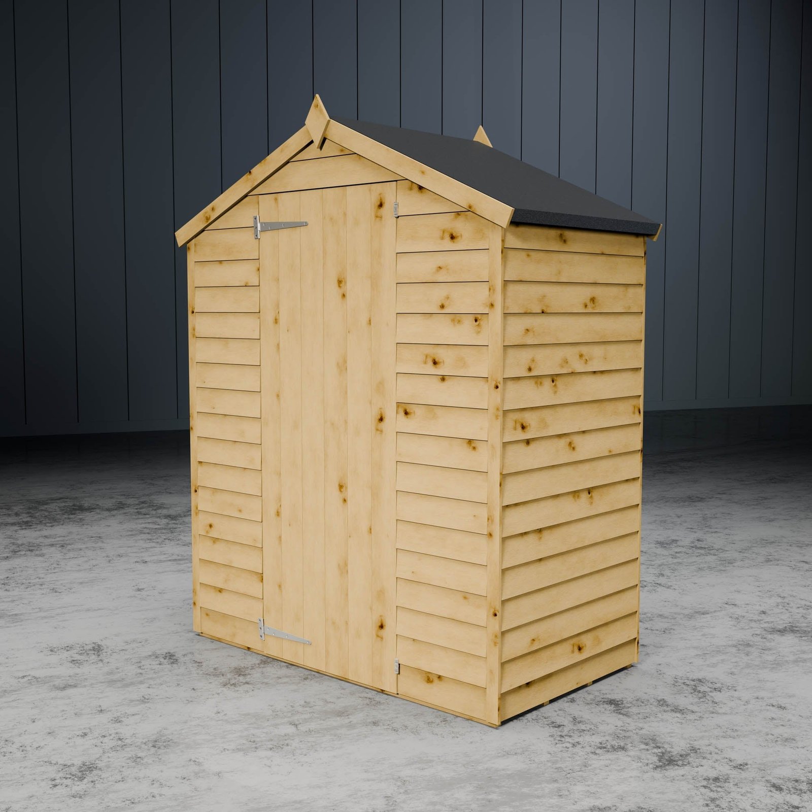 Value Overlap Single Door Apex Shed - Image 2