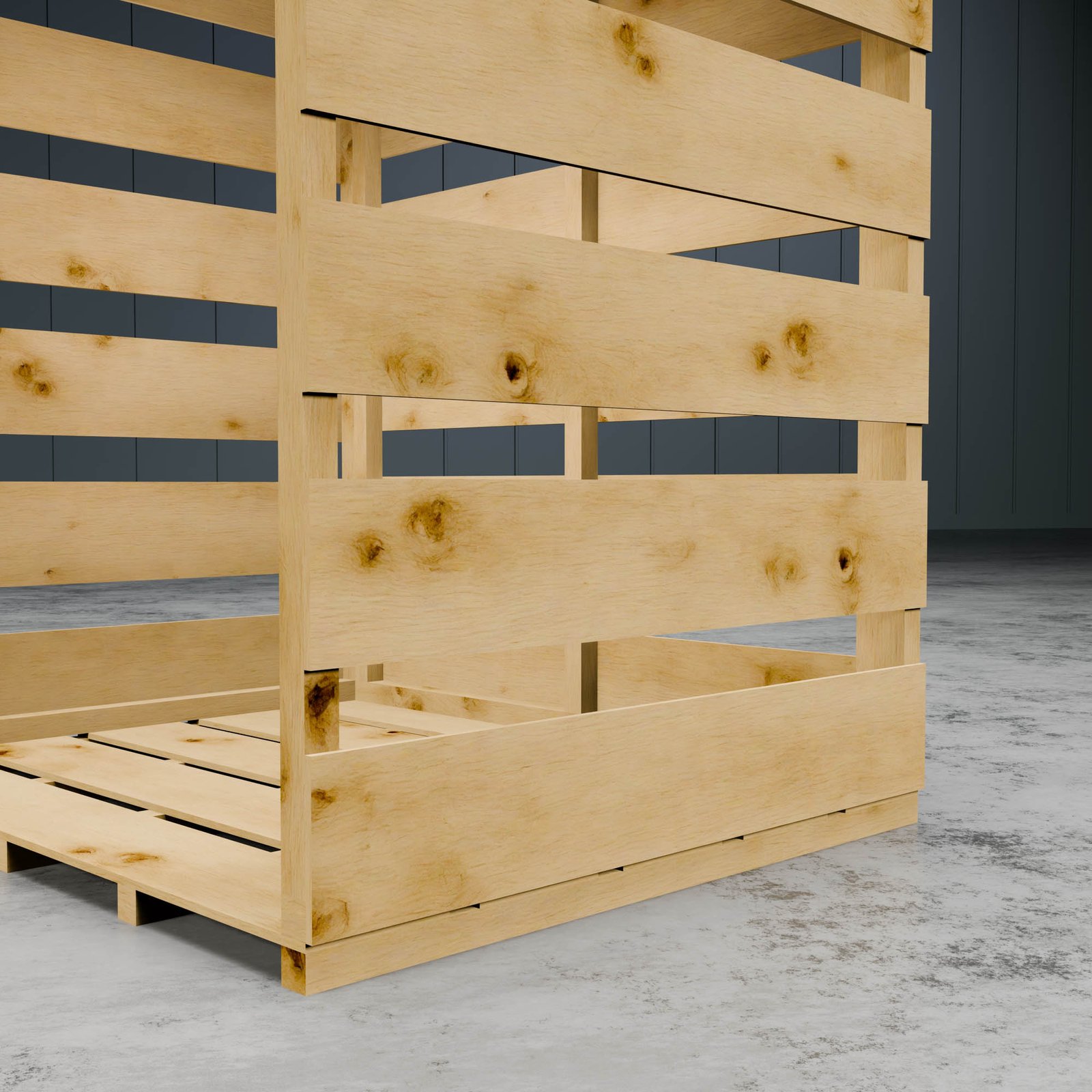 Pressure Treated Single Log Store - Image 4