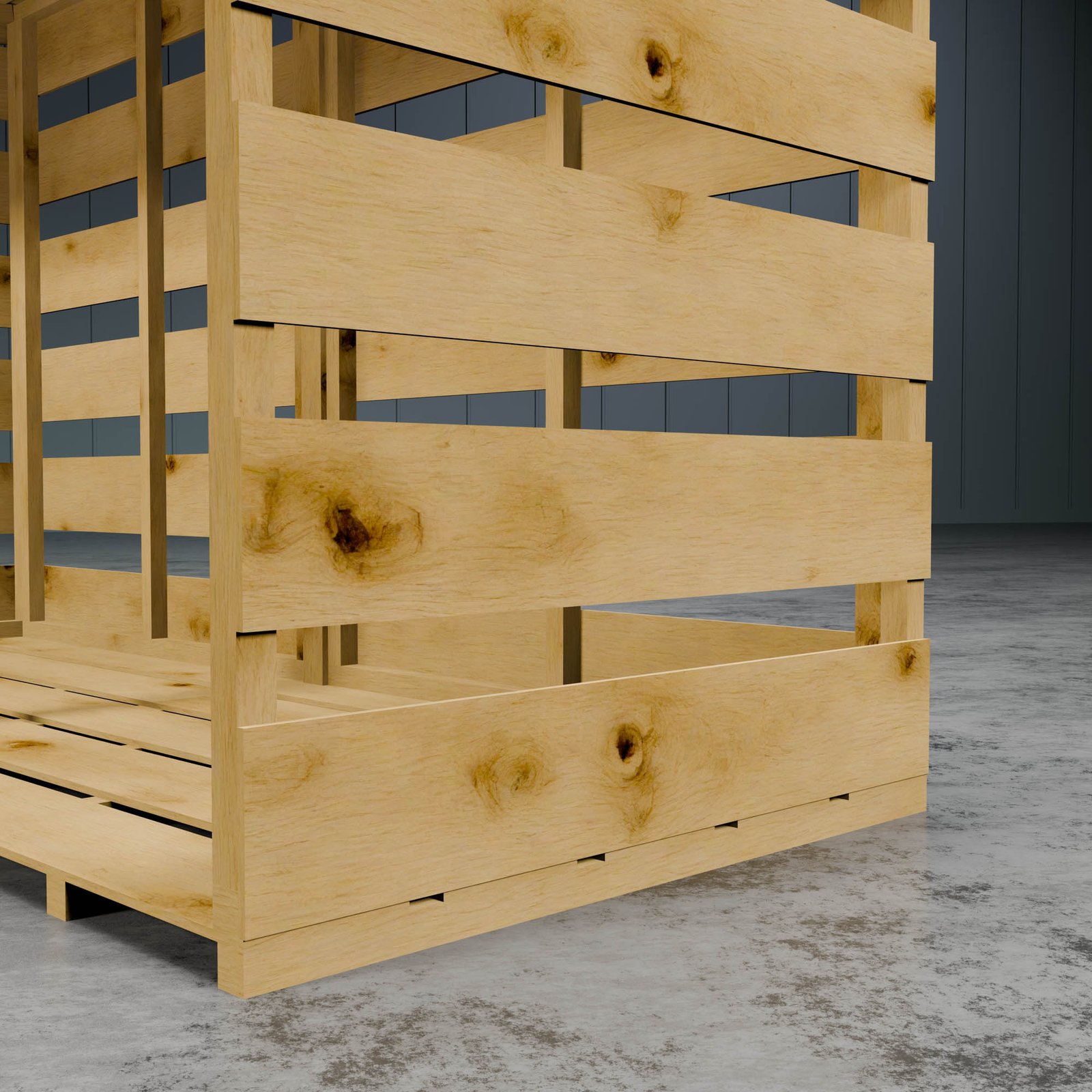 Pressure Treated Double Log Store - Image 5