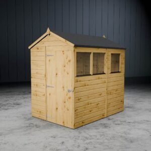 Modular Shiplap Apex Single Door Wooden Shed