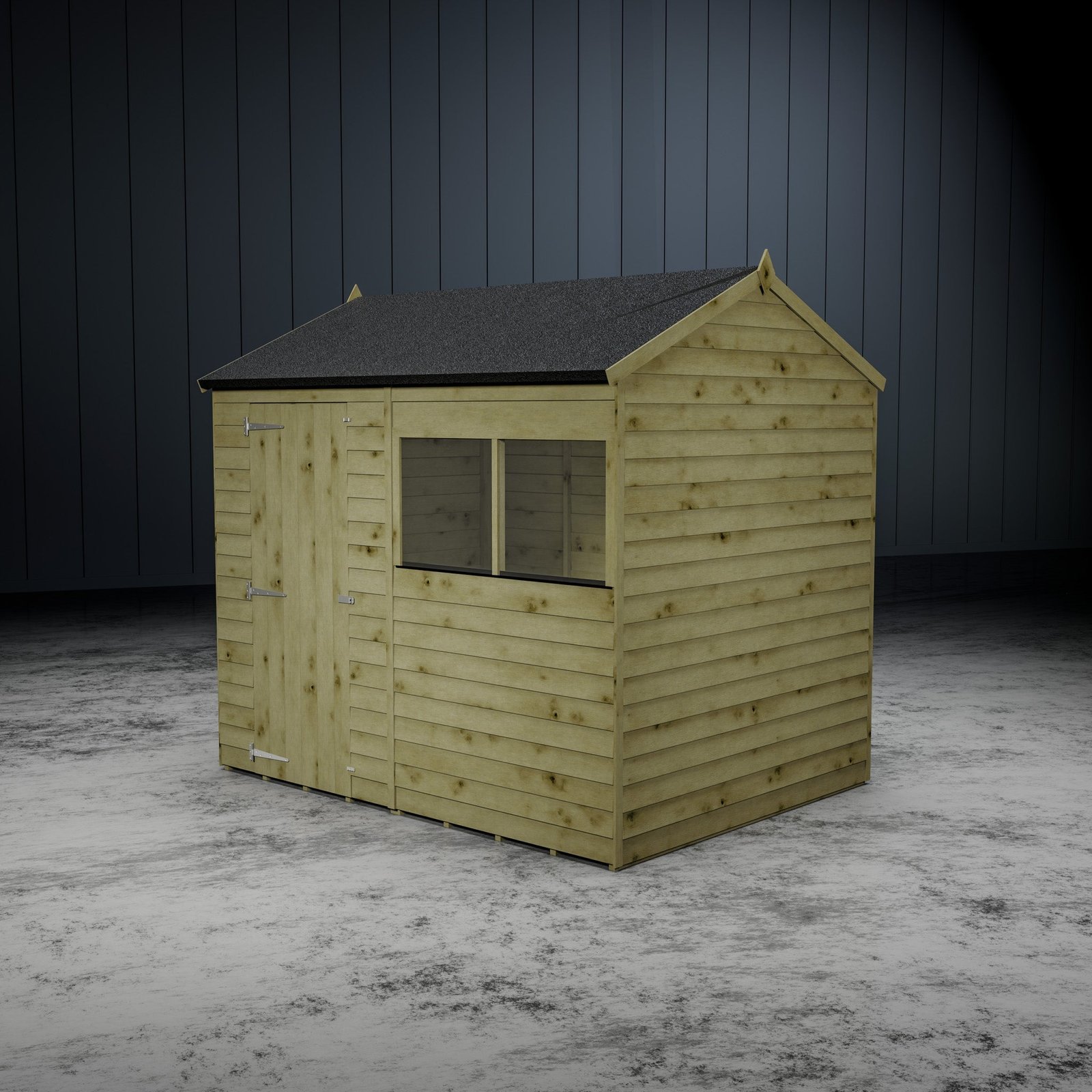 Value Overlap Single Door Apex Shed - Image 10