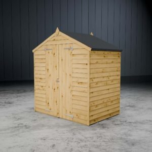 Value Overlap Double Door Apex Shed