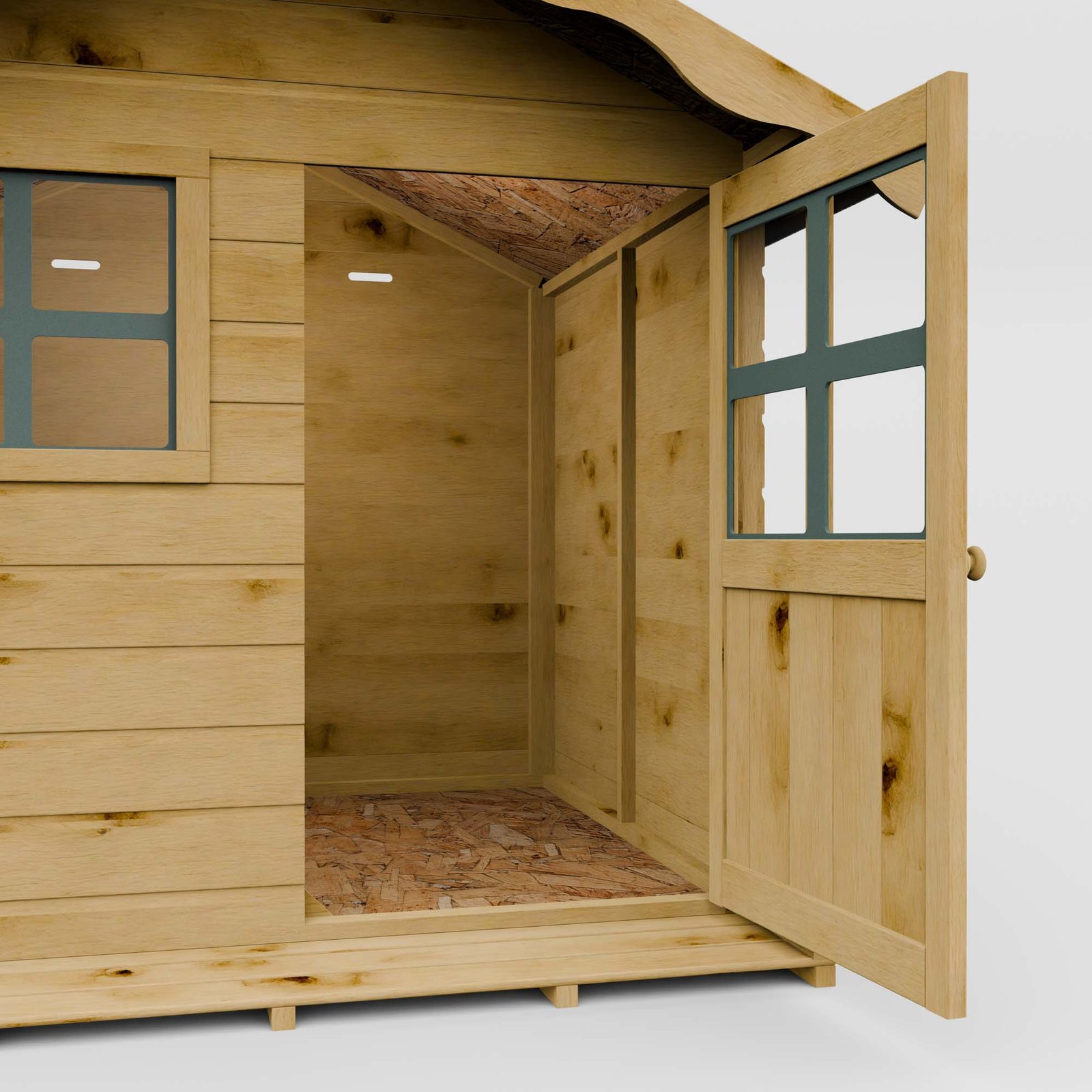 5 x 5 Poppy Wooden Playhouse - Image 8