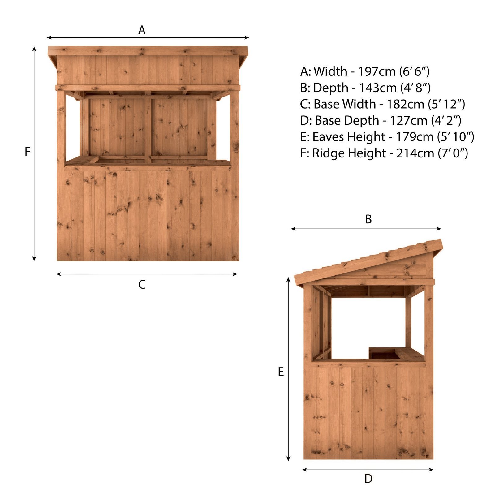 6 x 4 Premium Pressure Treated Garden Bar - Image 7