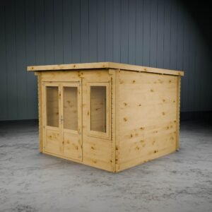 3m x 3m Cuckoo Log Cabin - 28mm