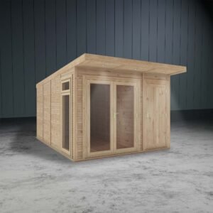 The Classic Insulated Garden Room with Side Shed