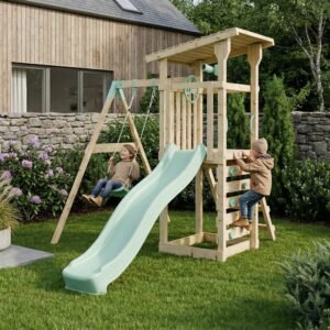 Climbing Frame With Single Swing - Willow Way I