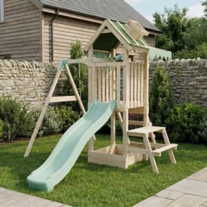 Climbing Frame With Single Swing - Wolfpine Woods II
