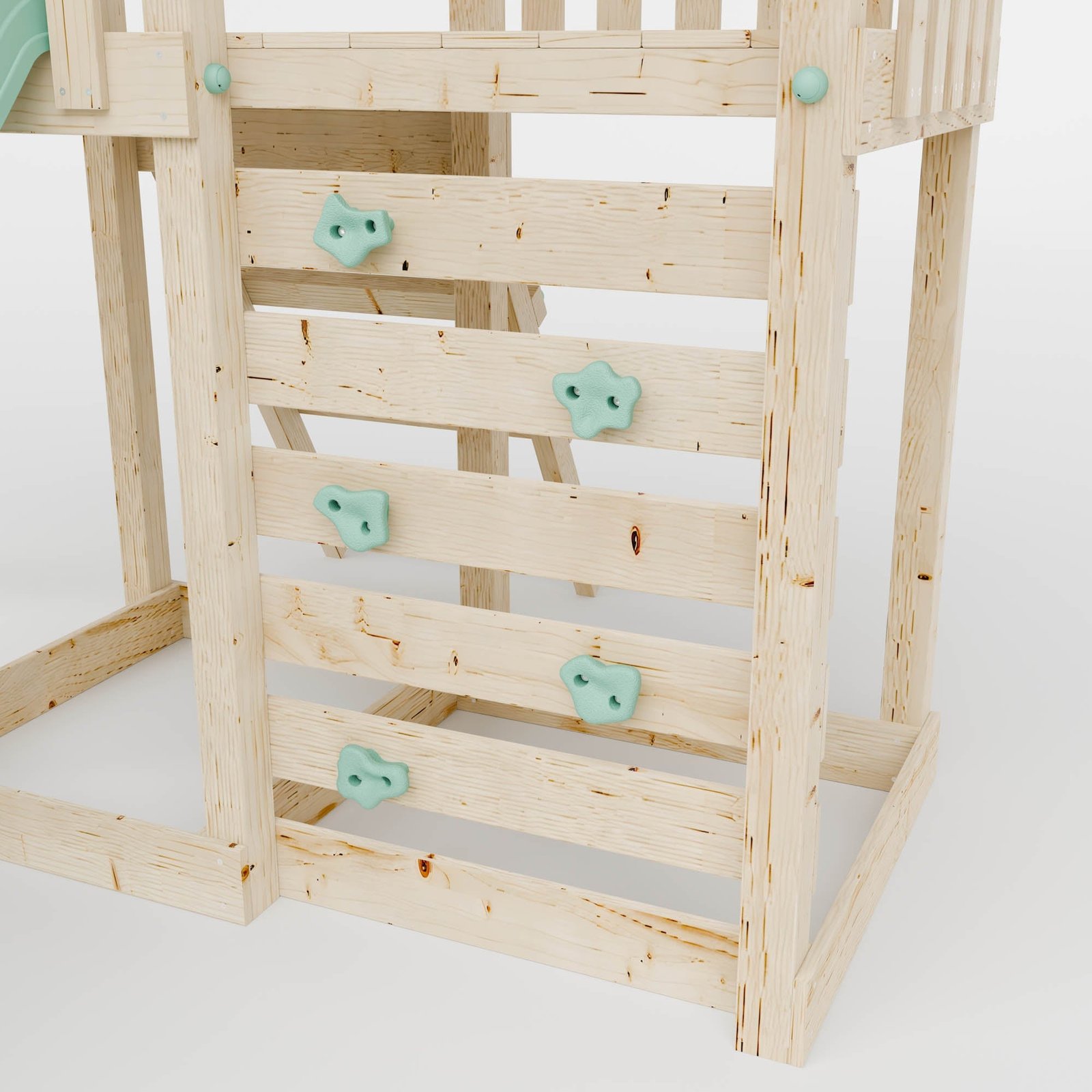 Extended Climbing Frame With Double Swing - Squirrel’s Nest III - Image 5