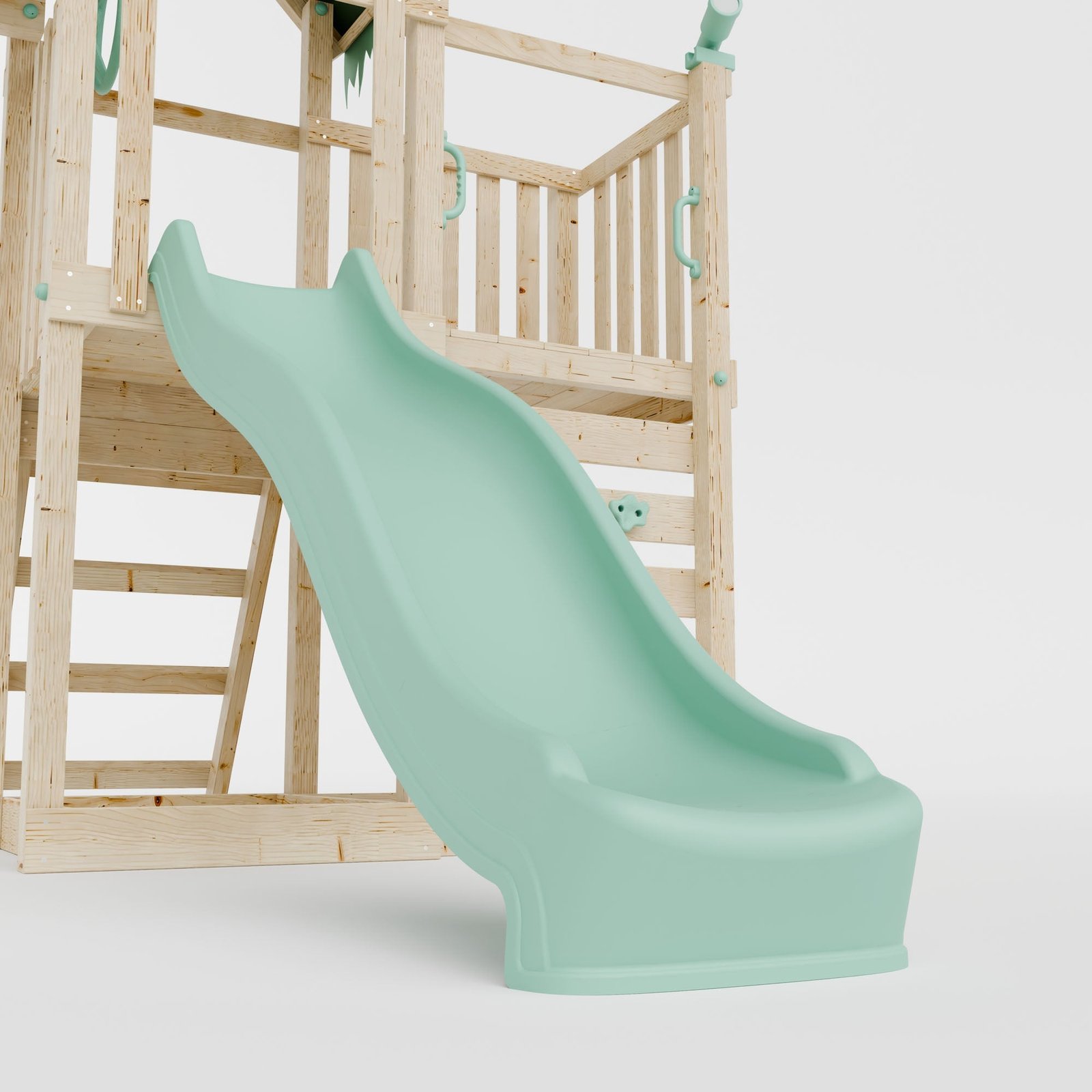 Extended Climbing Frame With Double Swing - Squirrel’s Nest III - Image 7