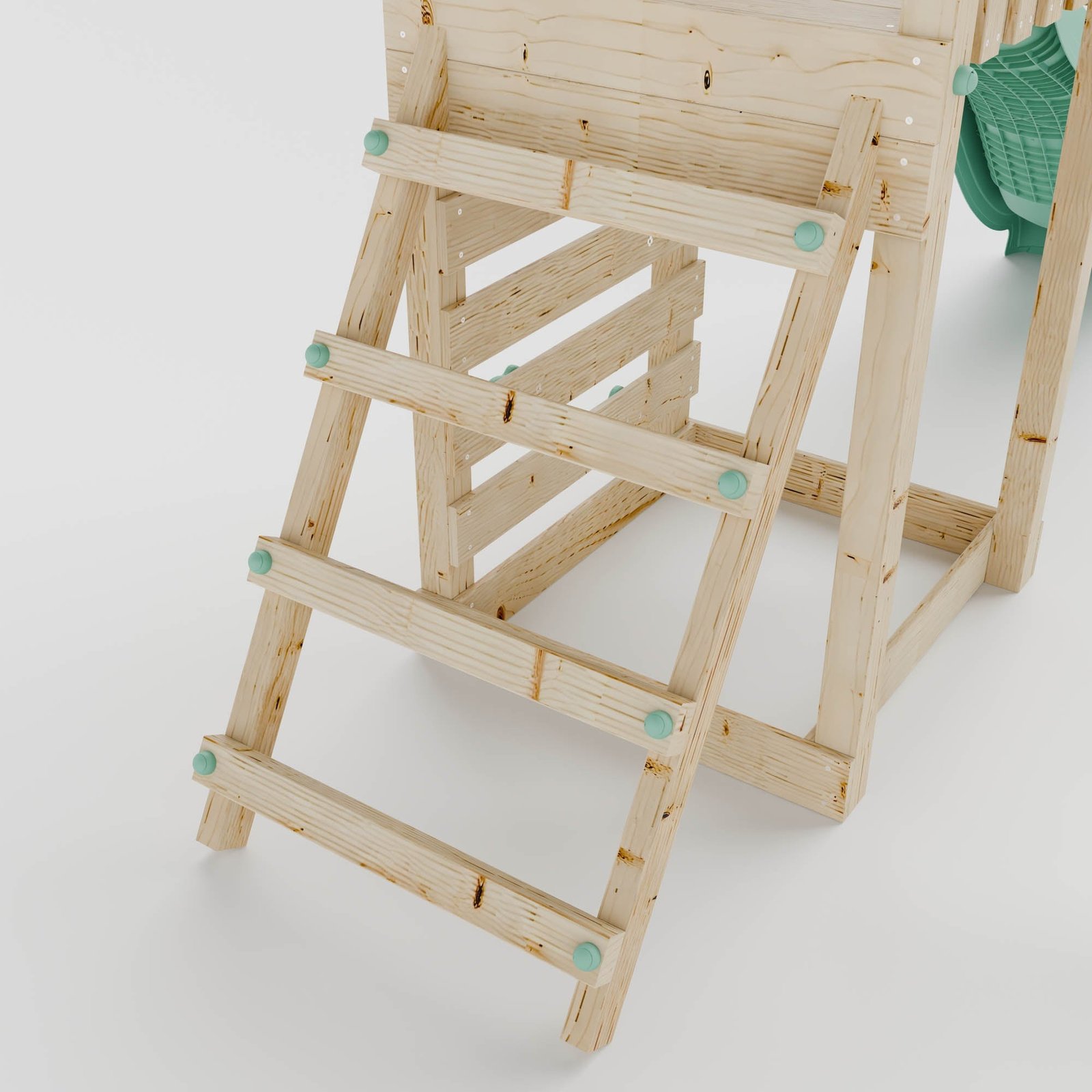 Climbing Frame With Double Swing - Eldertree Forest IV - Image 7