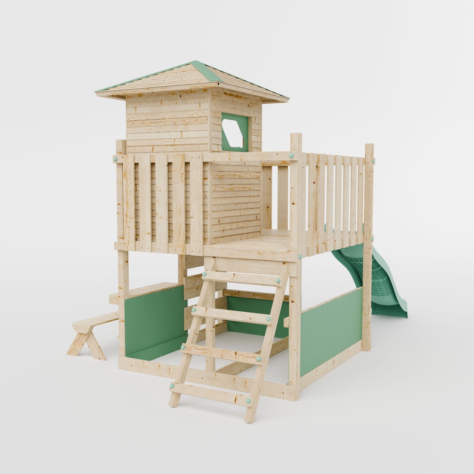 LittleSummit Tower with Small Playhouse - Image 4