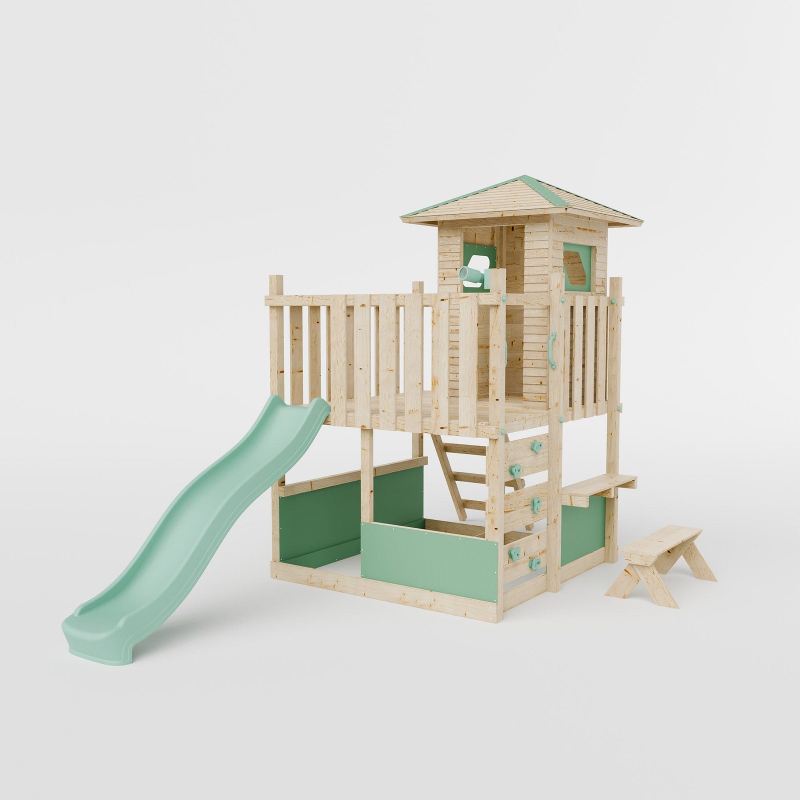 LittleSummit Tower with Small Playhouse - Image 2