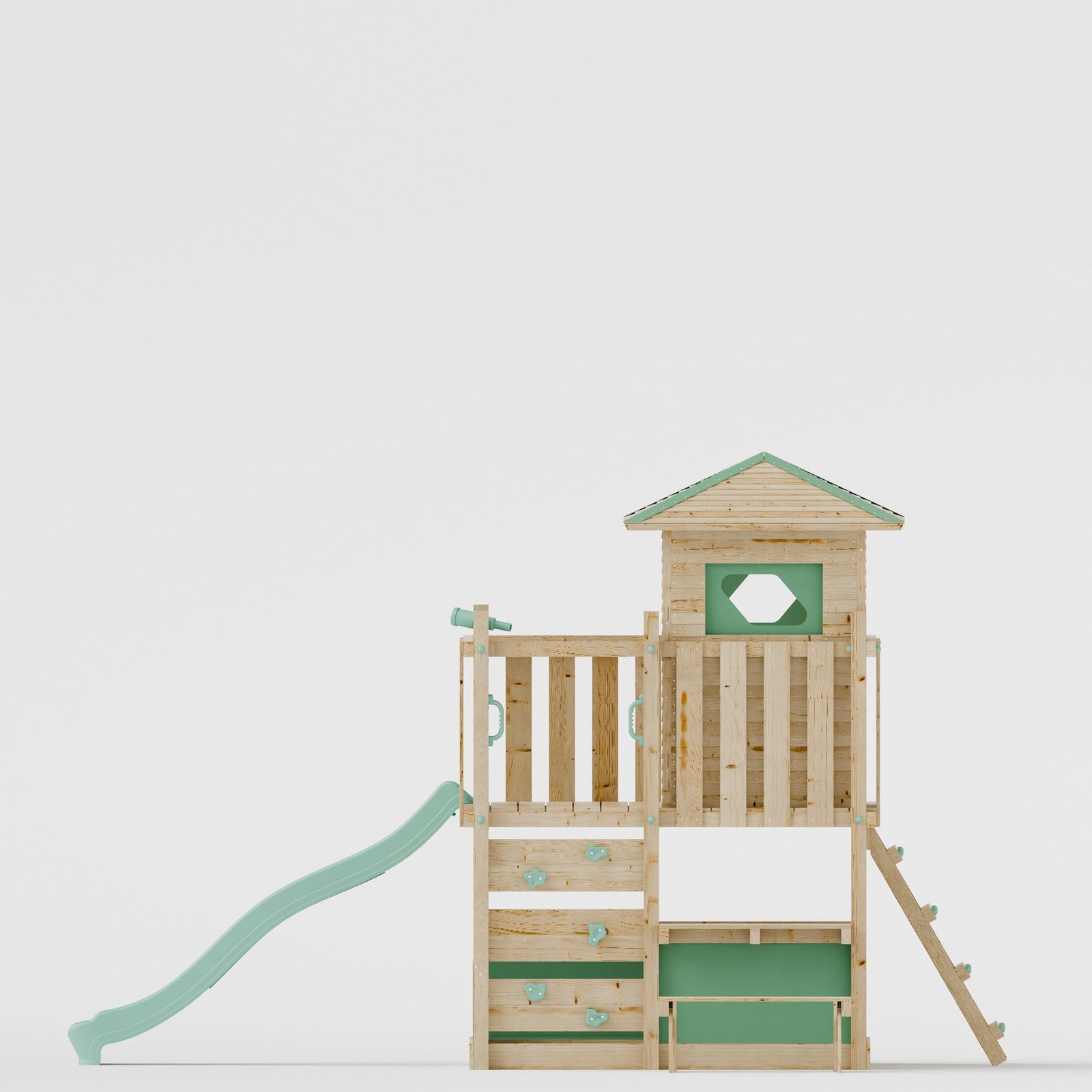 LittleSummit Tower with Small Playhouse - Image 5