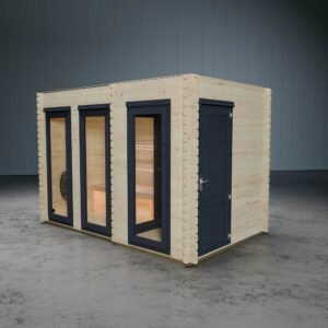 Novi Outdoor Sauna With Changing Room