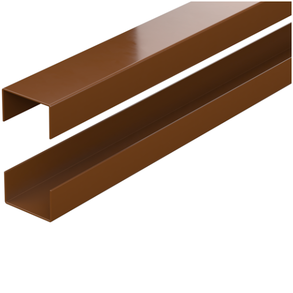 Durapost Rails For Urban Slatted Composite Panel (PK 2) - Image 2