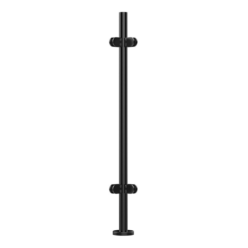 Corner Post Fully Assembled - 42.4mm - 304 PPC Black
