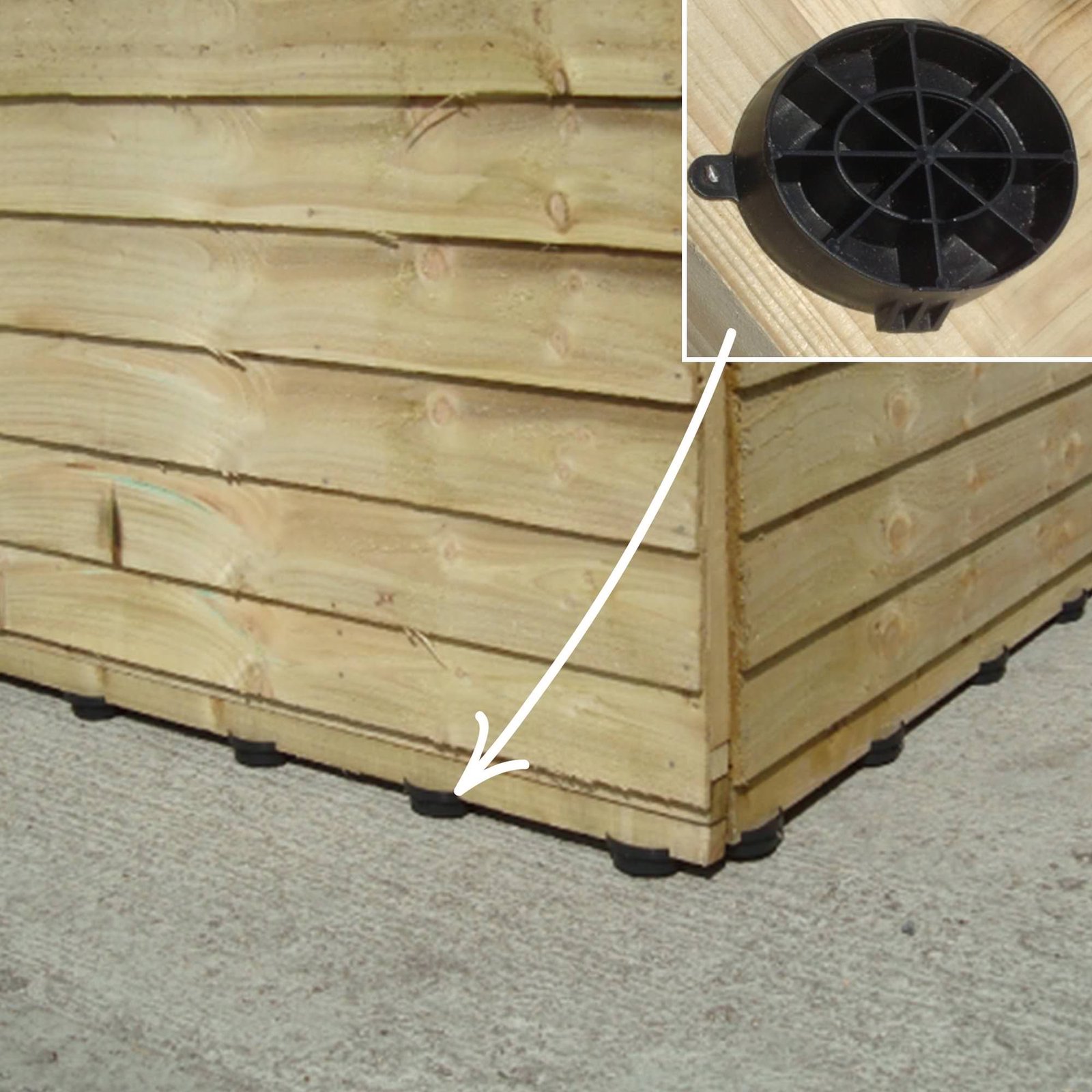 Shed Feet - Complete Kit