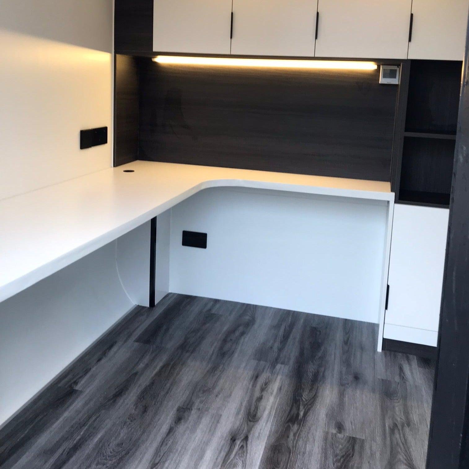 Stand-Alone, Solar Garden Office Pod, complete with desk and storage - Image 22