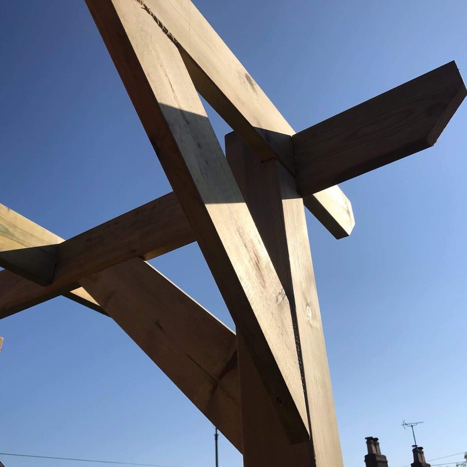 Redwood Lean-to Pergola | Complete DIY Kit - Image 6