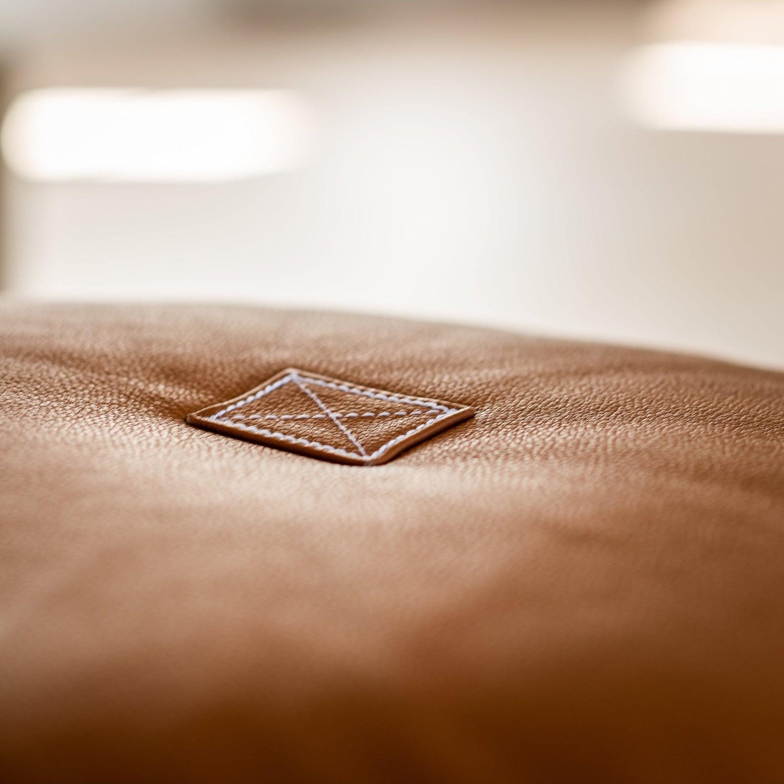 Tiny Moon Luxurious Leather Pouff - By Trimm - Real Scandinavian Quality - Image 10