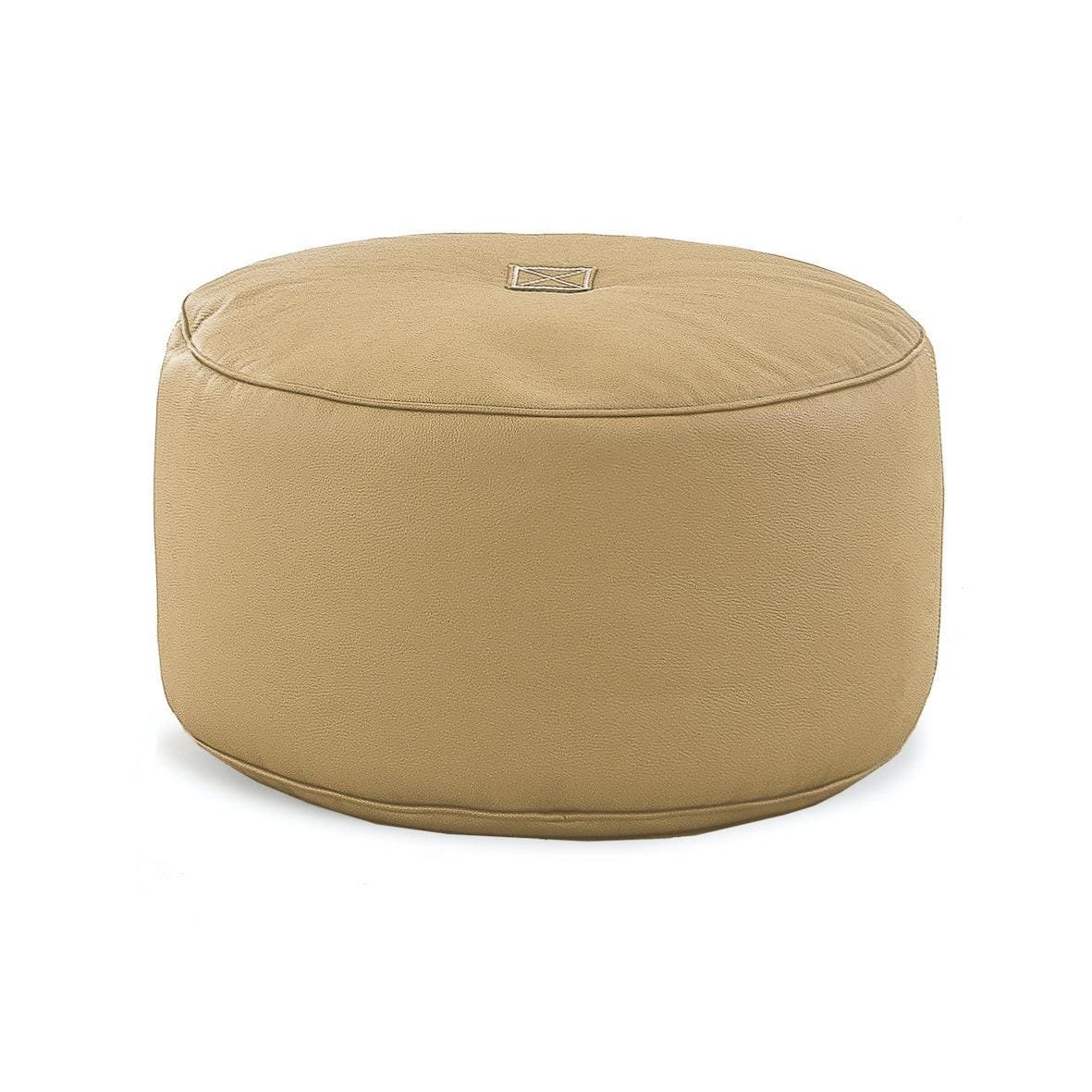 Tiny Moon Luxurious Leather Pouff - By Trimm - Real Scandinavian Quality - Image 4