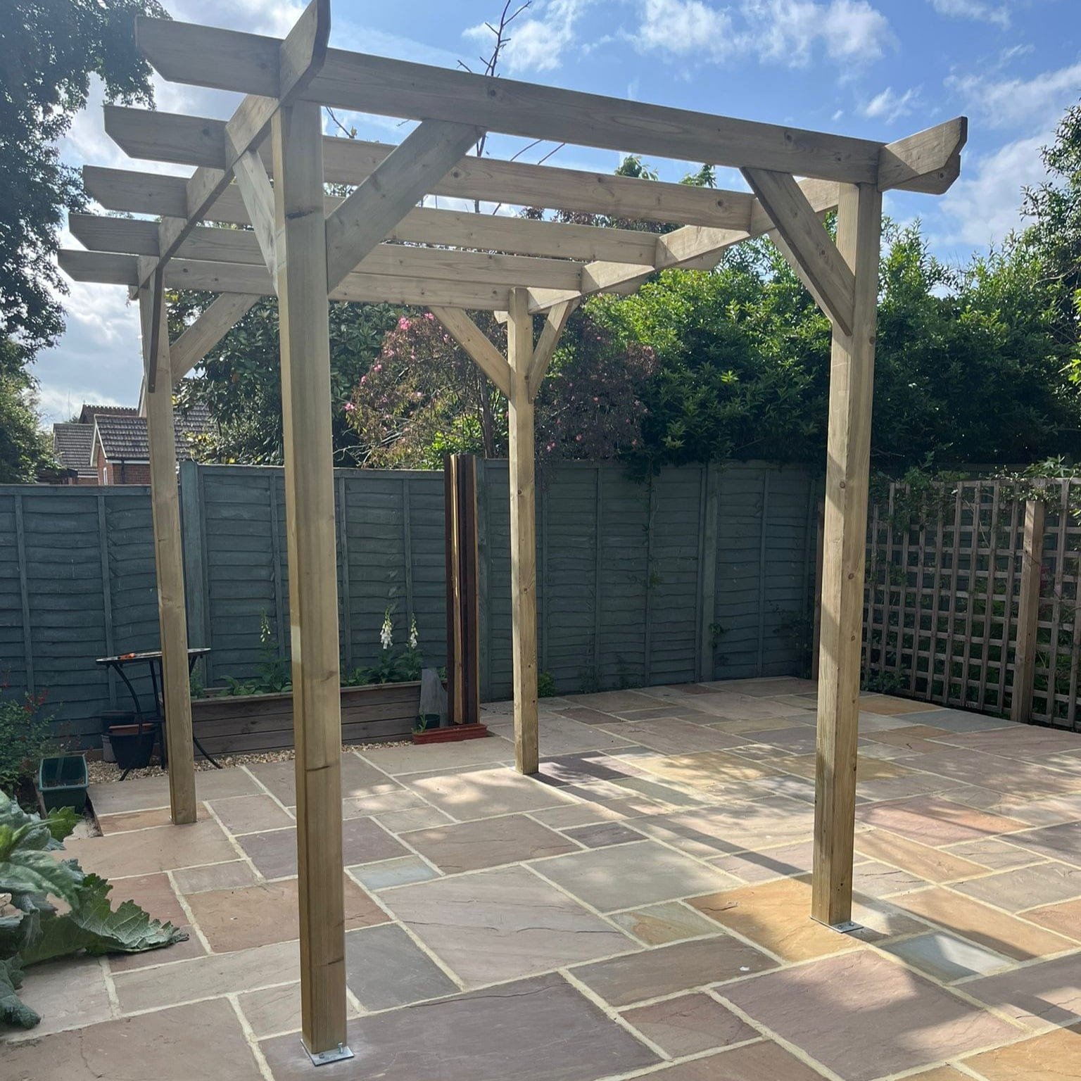 Heavy Duty Spruce Pergola | Complete DIY Kit