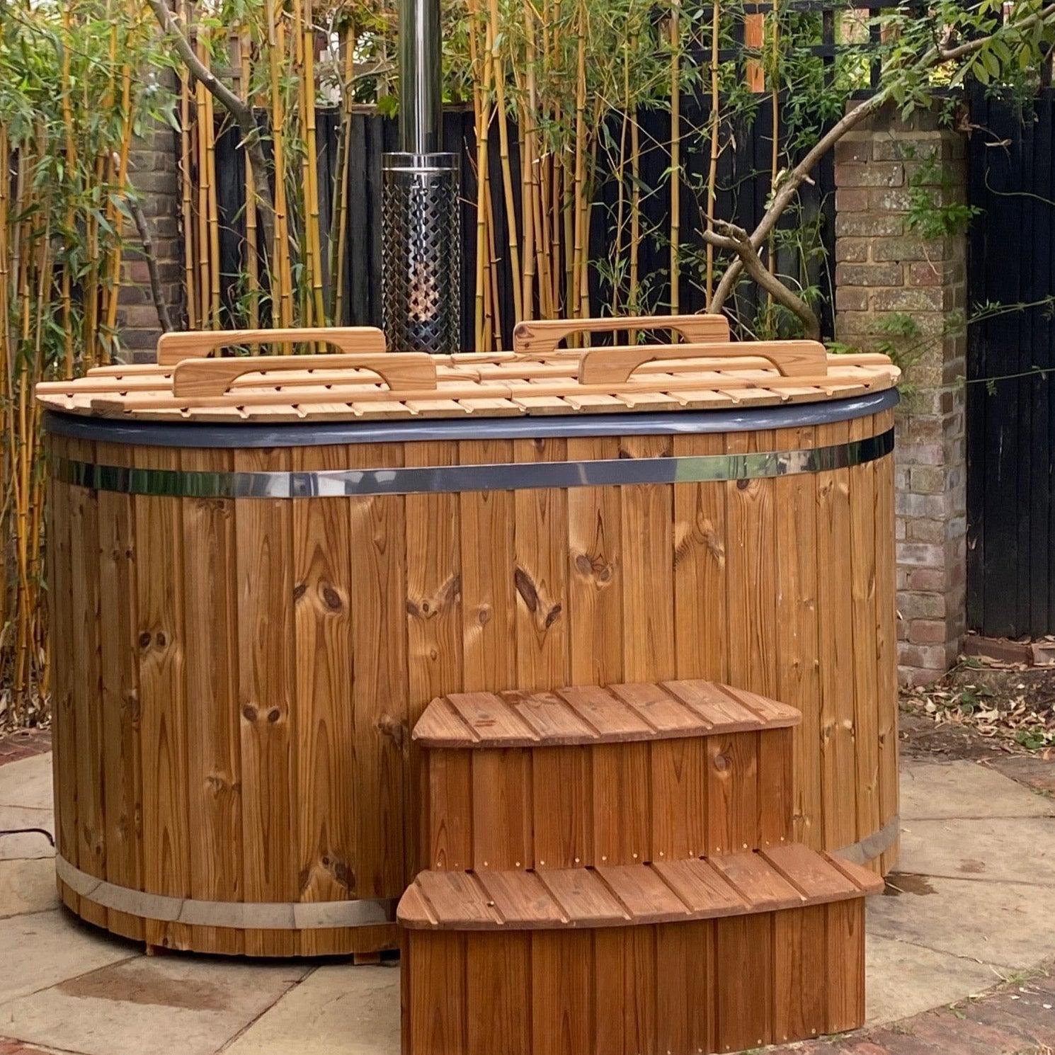 Wood Fired Ofuro Tub | Fibreglass Liner | for couples - Image 5
