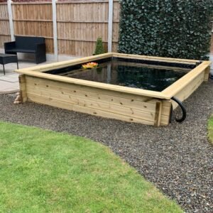 Wooden LayzeePond® for Koi, 44mm Timber, Various Sizes Selectable, Complete DIY Kit