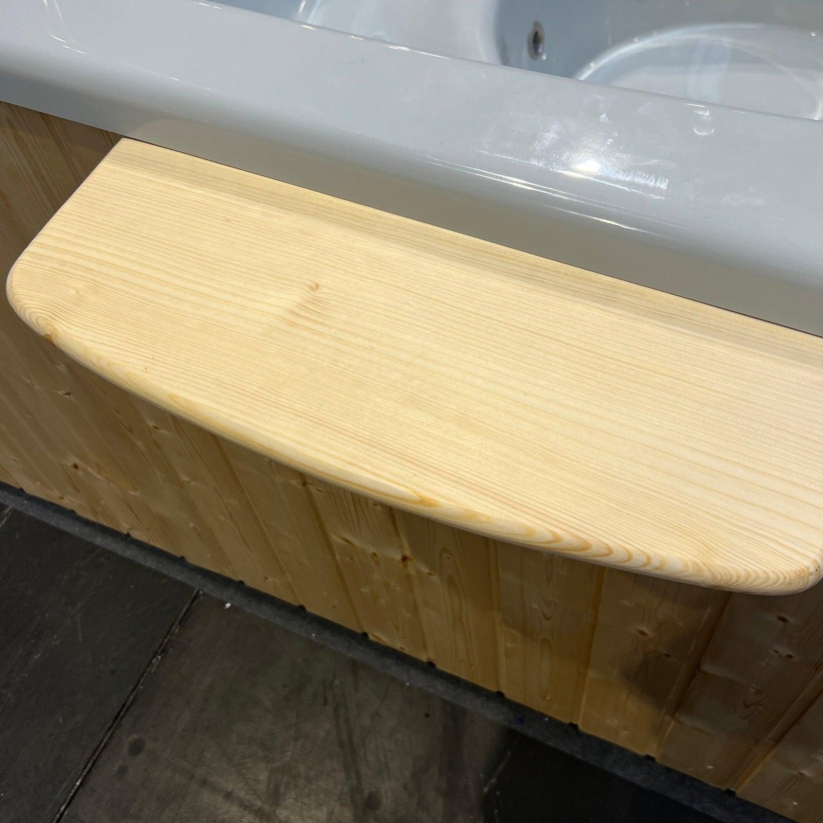 "René" XL 225cm Wood Fired Tub | Fibreglass Liner - Image 76