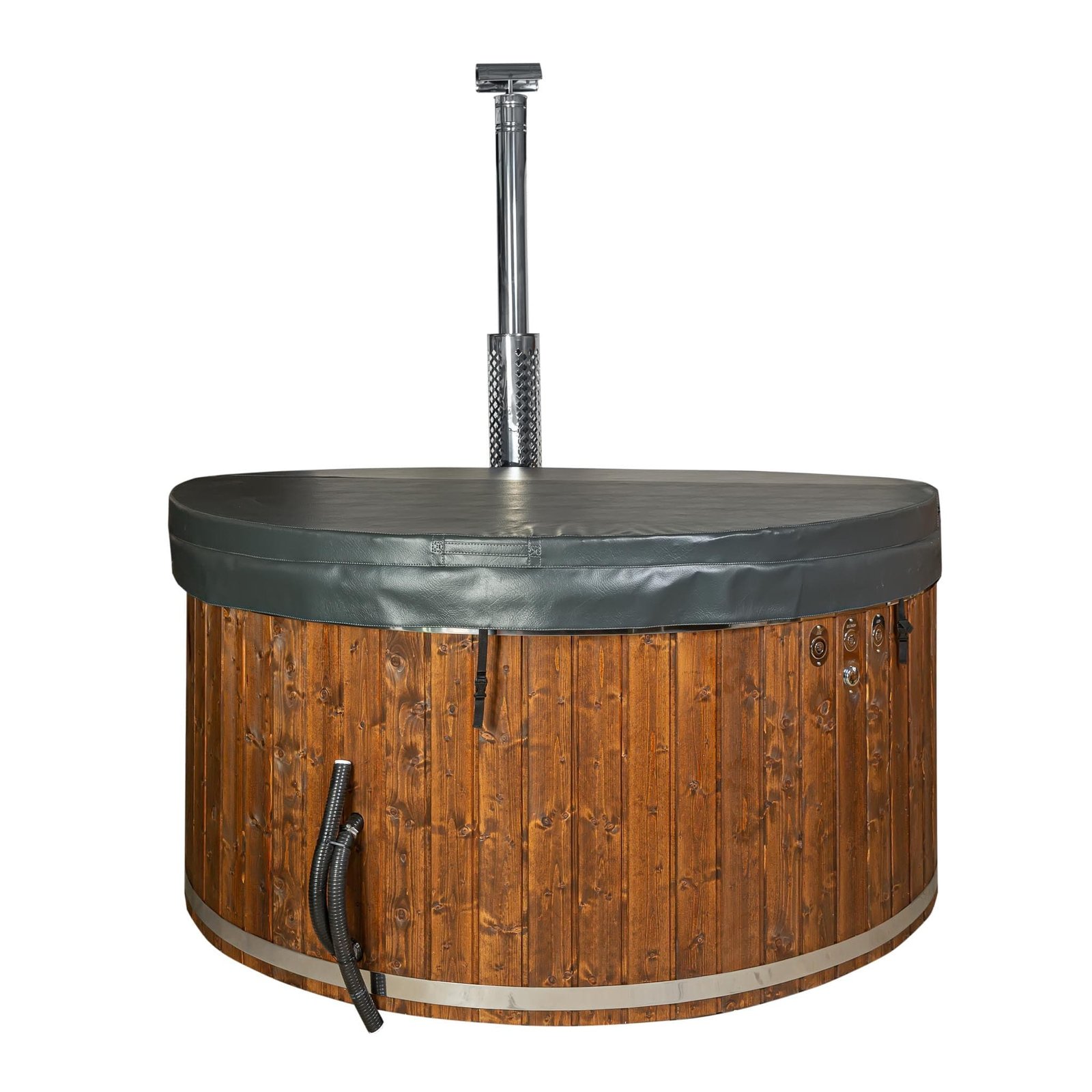 "Henri" XL 225cm Wood Fired Tub | Fibreglass Liner - Image 46