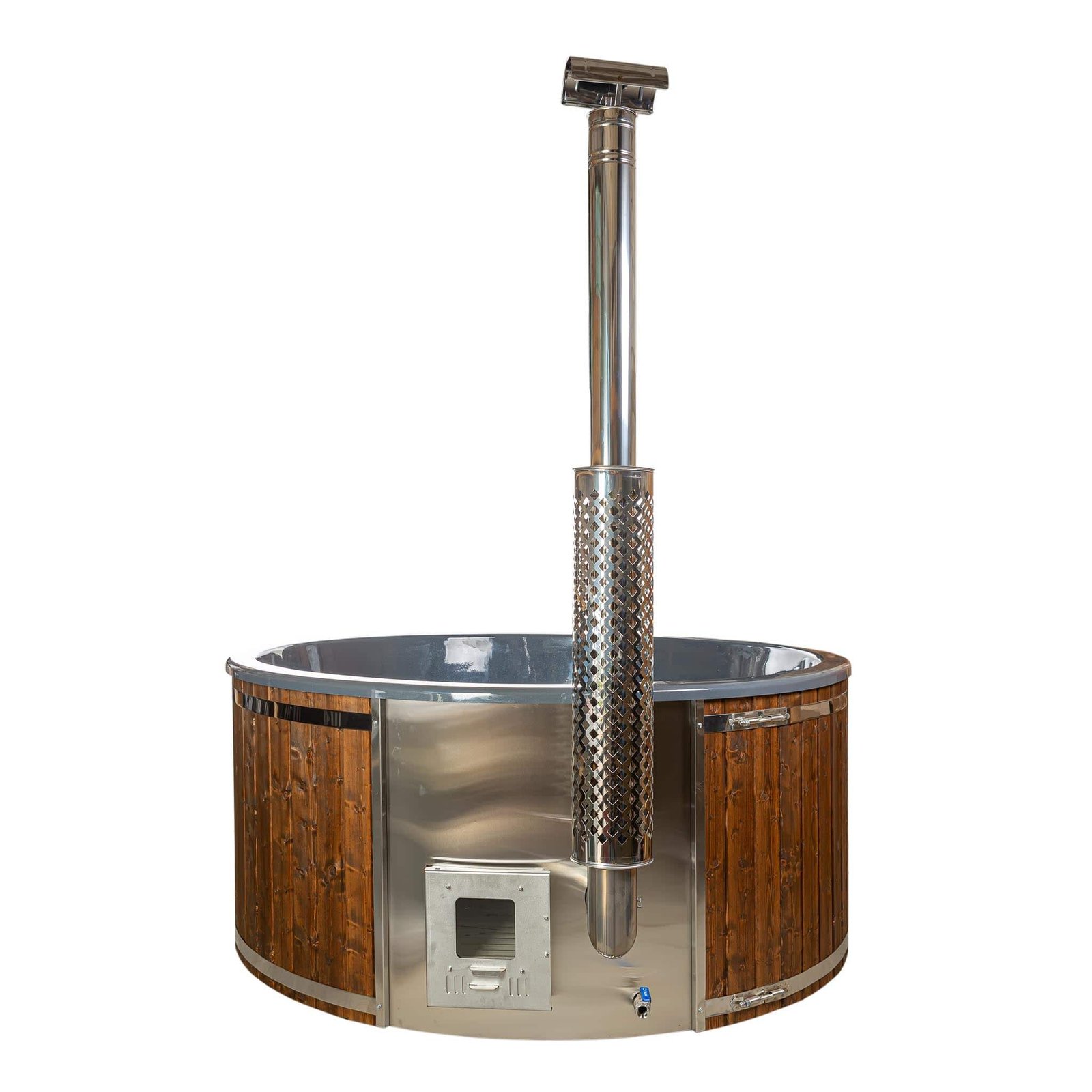 "Henri" XL 225cm Wood Fired Tub | Fibreglass Liner - Image 33