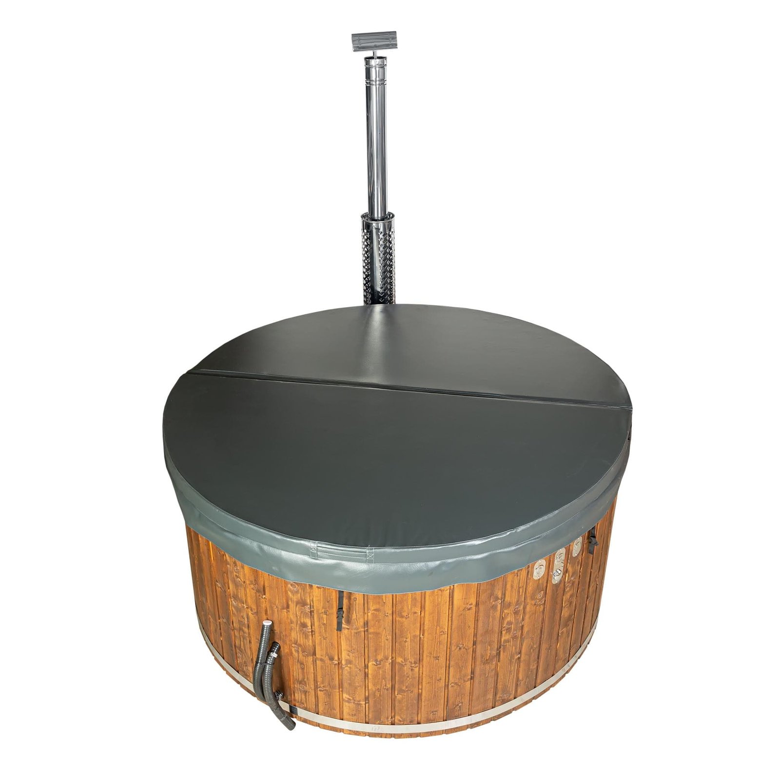 "Henri" XL 225cm Wood Fired Tub | Fibreglass Liner - Image 39