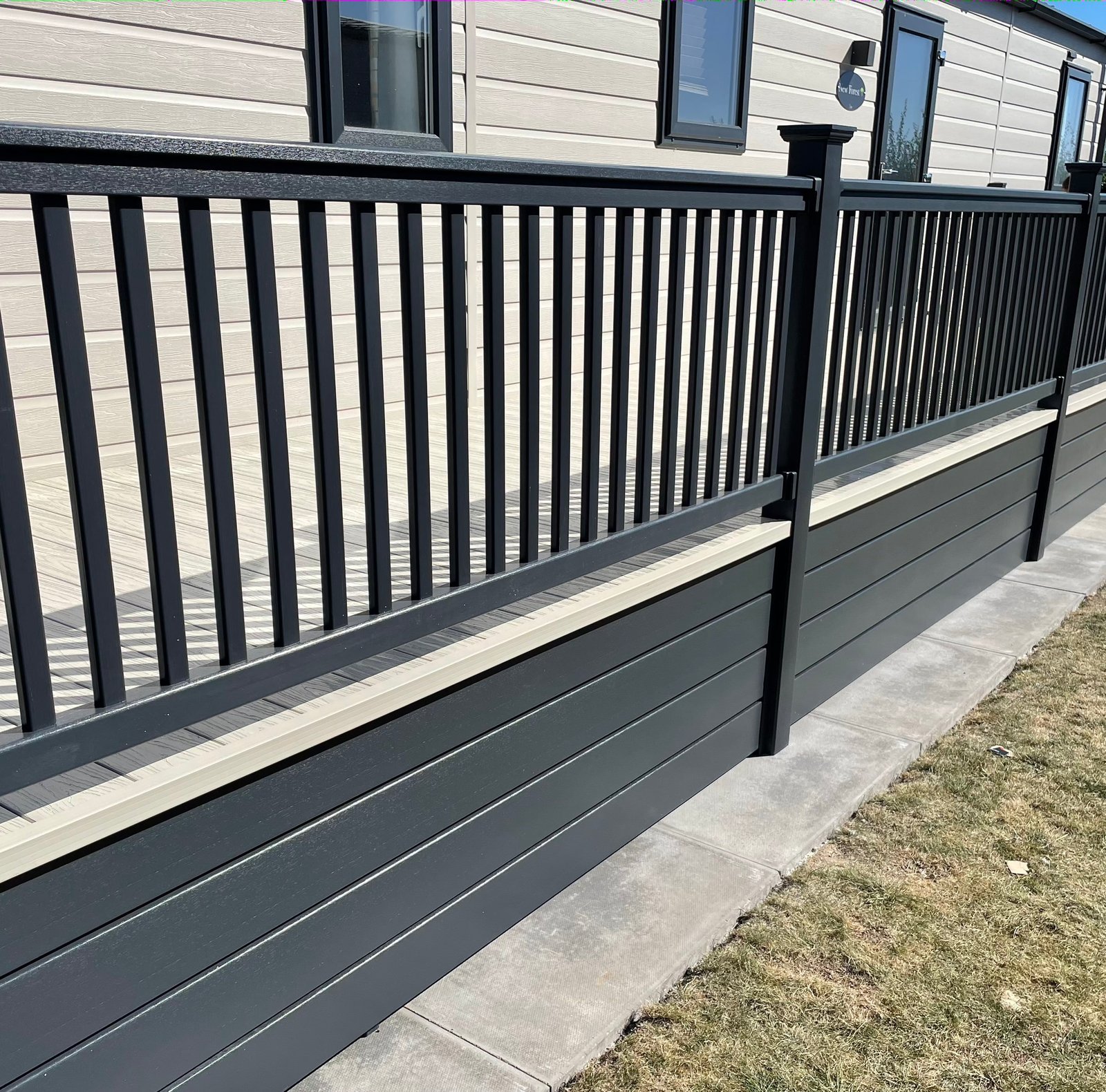 12' x 8’ End Patio with Steps and Gate Option - Image 2