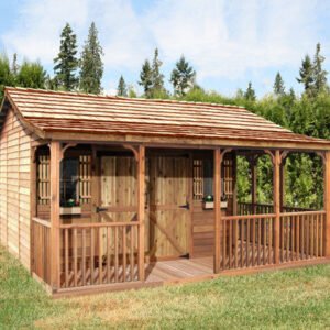 Modern Farmhouse Shed Kits with Porch