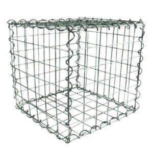 Galvanised Gabion - 1.5 x 1 x 1m - 3" x 3" Mesh - 3mm Wire