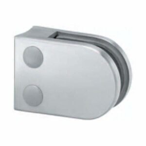 Glass Clamp Round Back - 8/10/12mm Glass - 48.3mm - 316l