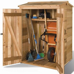 Green Pod - Wooden Garbage Can & Recycling Bin Shed Kits - Image 3