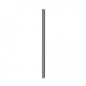 Rinato Fence Post 1.8m fence (2.4m Long) Grey Includes side cover, post cap, screws