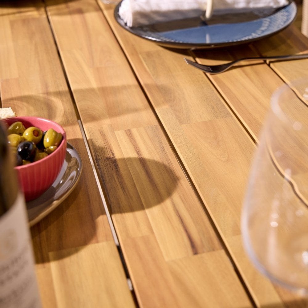 Oslo 6 Seat Dining Set - 160cm Table - Image 5