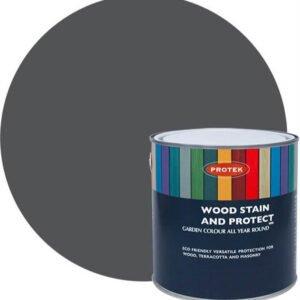 Protek Wood Stain & Protector 5L Tin - Gun Metal Grey